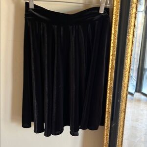 Pinup Couture Black Velvet Full Circle Skirt